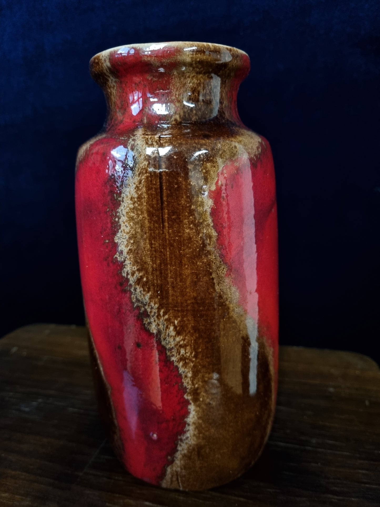 Vintage Westdeutsche Vase 'Lava'